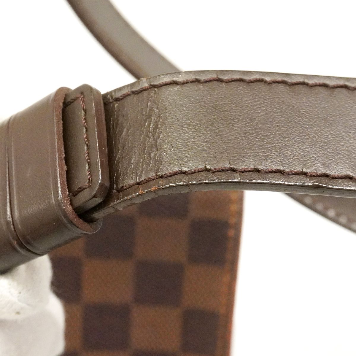 Louis Vuitton Shoulder Bag Damier Portobello Ebene — view 7