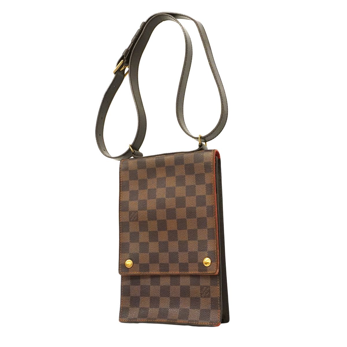 Louis Vuitton Shoulder Bag Damier Portobello Ebene