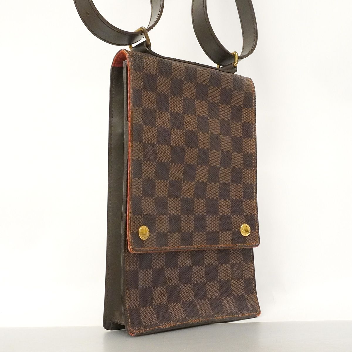 Louis Vuitton Shoulder Bag Damier Portobello Ebene — view 2