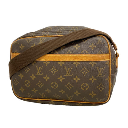 Louis Vuitton Shoulder Bag Monogram Reporter PM Brown