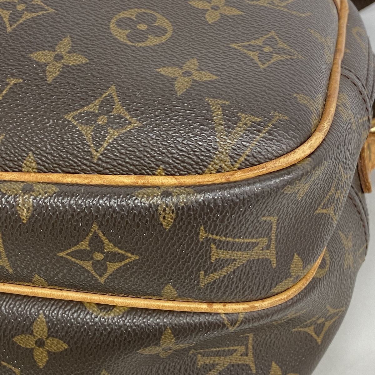 Louis Vuitton Shoulder Bag Monogram Reporter PM Brown — view 6