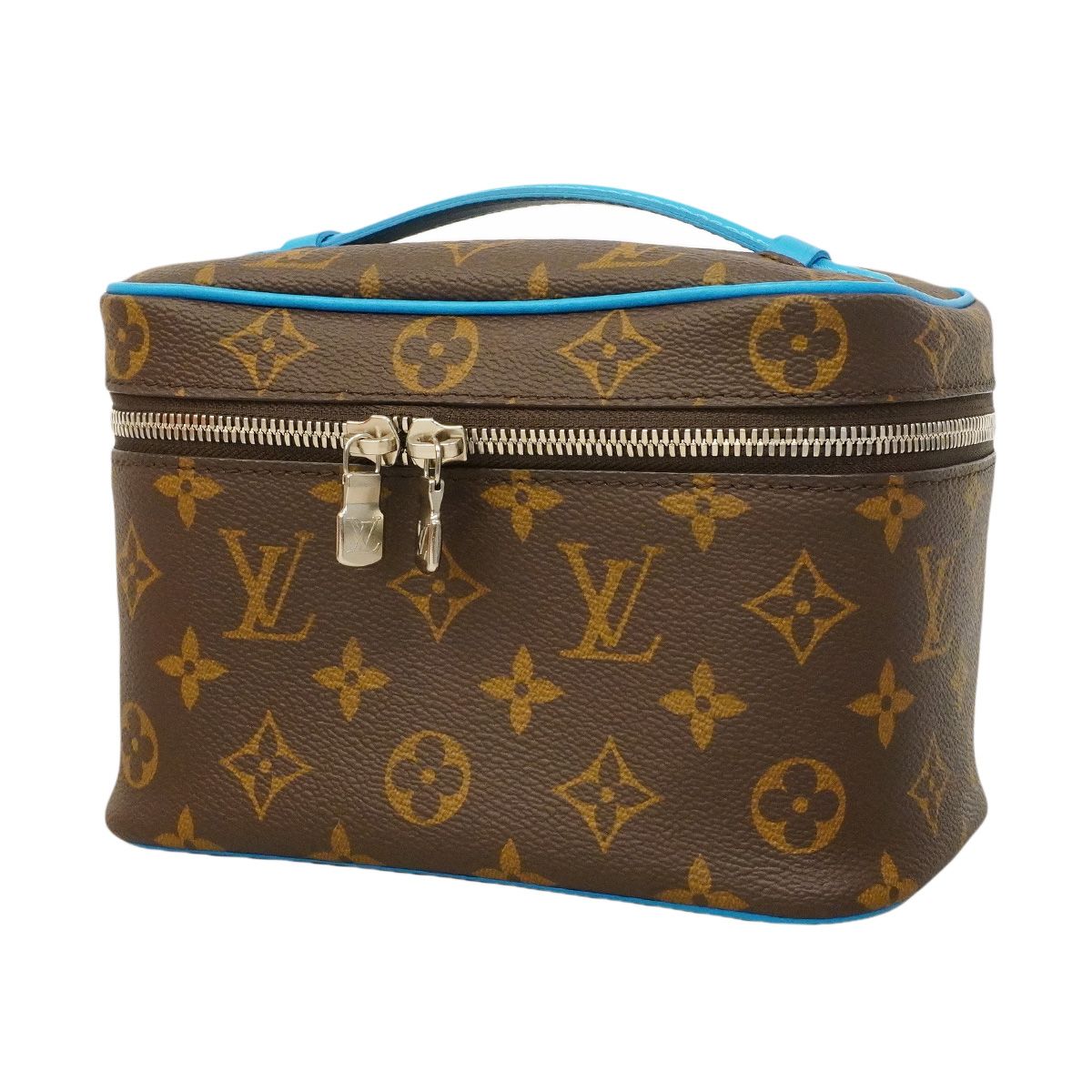 Louis Vuitton Vanity Bag Monogram Nice Mini Gaston Blue