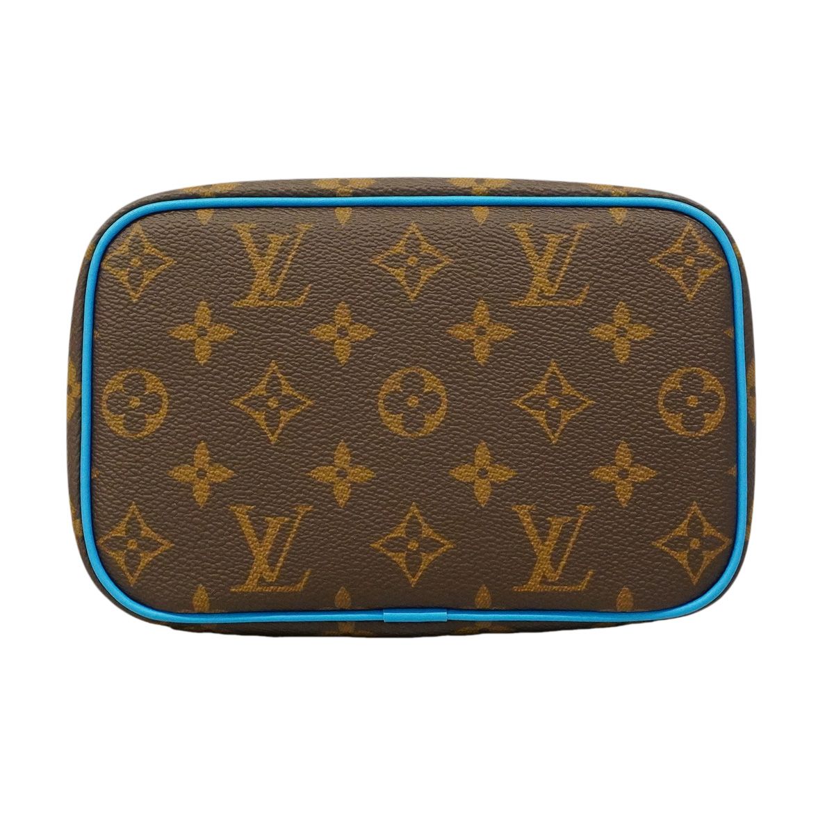 Louis Vuitton Vanity Bag Monogram Nice Mini Gaston Blue — view 3