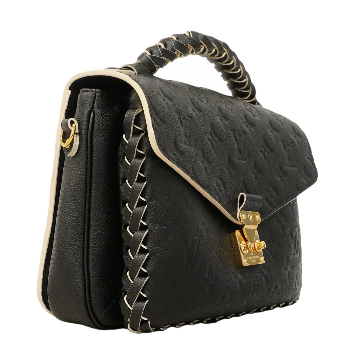 Louis Vuitton Handbag Monogram Empreinte Pochette Metis MM Noir 2-Way Bag — view 2