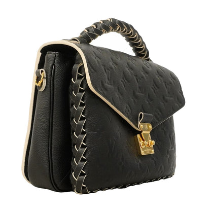 Louis Vuitton Handbag Monogram Empreinte Pochette Metis MM Noir 2-Way Bag — view 2