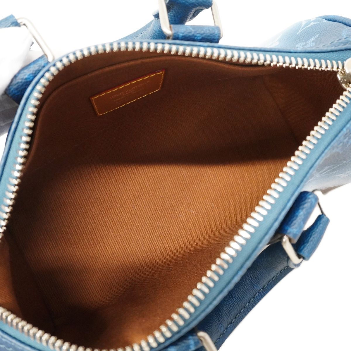 Louis Vuitton Handbag Monogram Pigment Keepall Bandouliere 25 Blue 2-Way Bag — view 4