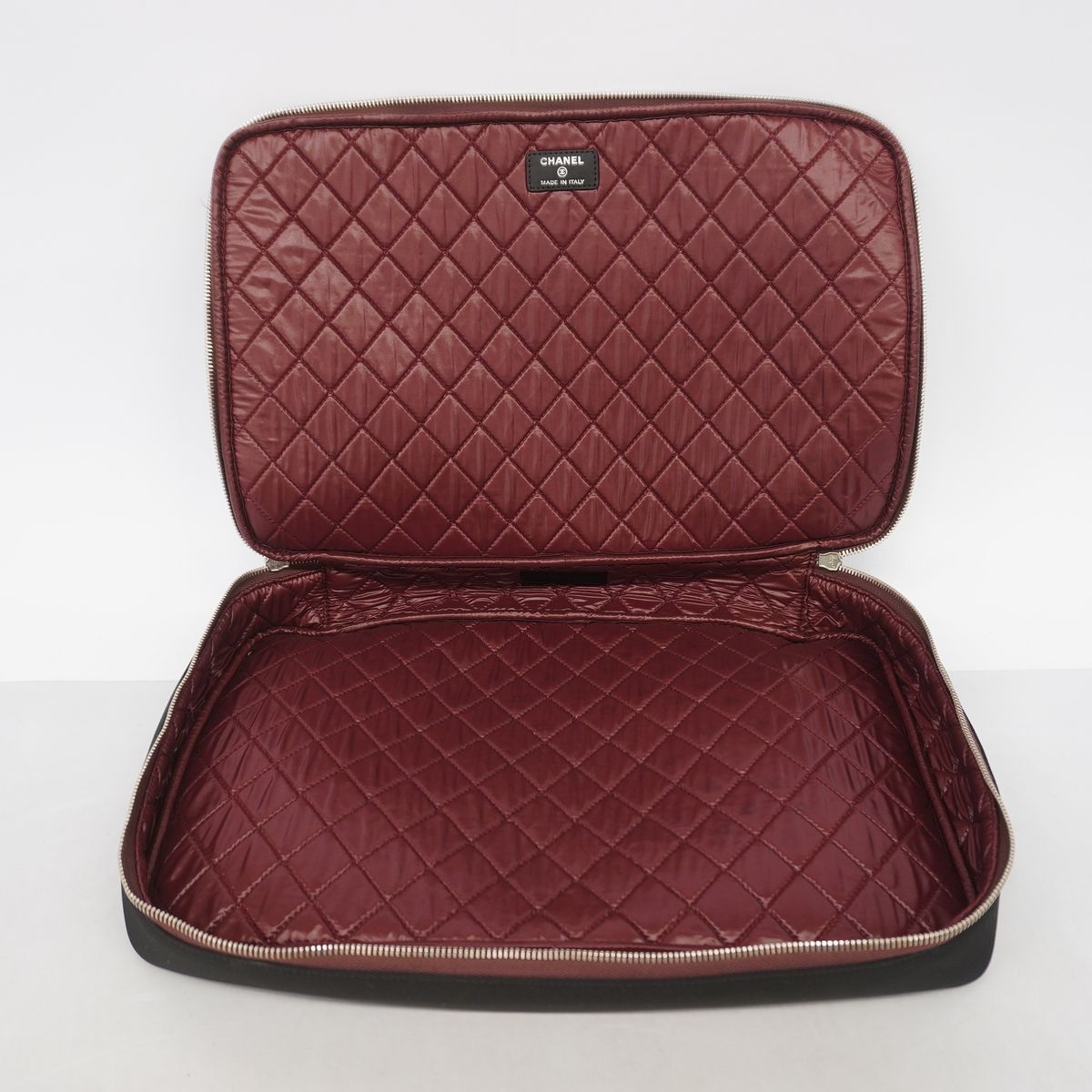 Chanel PC Bag Quilted Nylon Black Silver — view 4