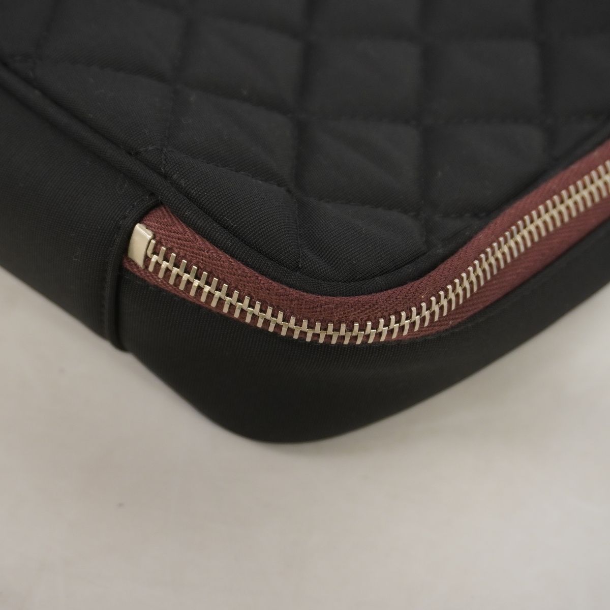 Chanel PC Bag Quilted Nylon Black Silver — view 6