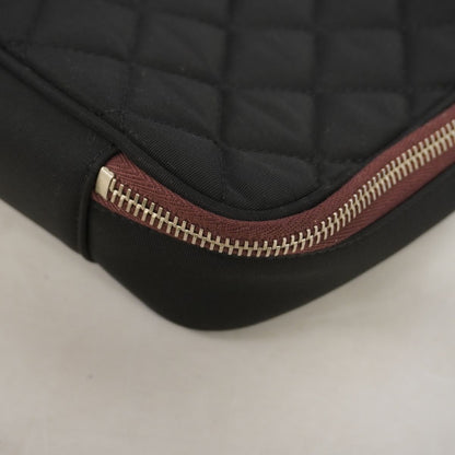 Chanel PC Bag Quilted Nylon Black Silver — view 6