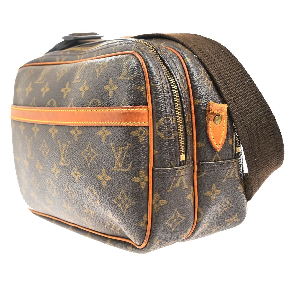 Louis Vuitton Reporter Shoulder Bag Monogram Leather — view 2