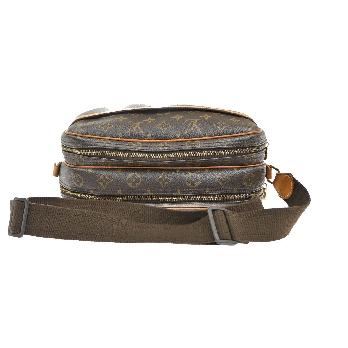 Louis Vuitton Reporter Shoulder Bag Monogram Leather — view 5