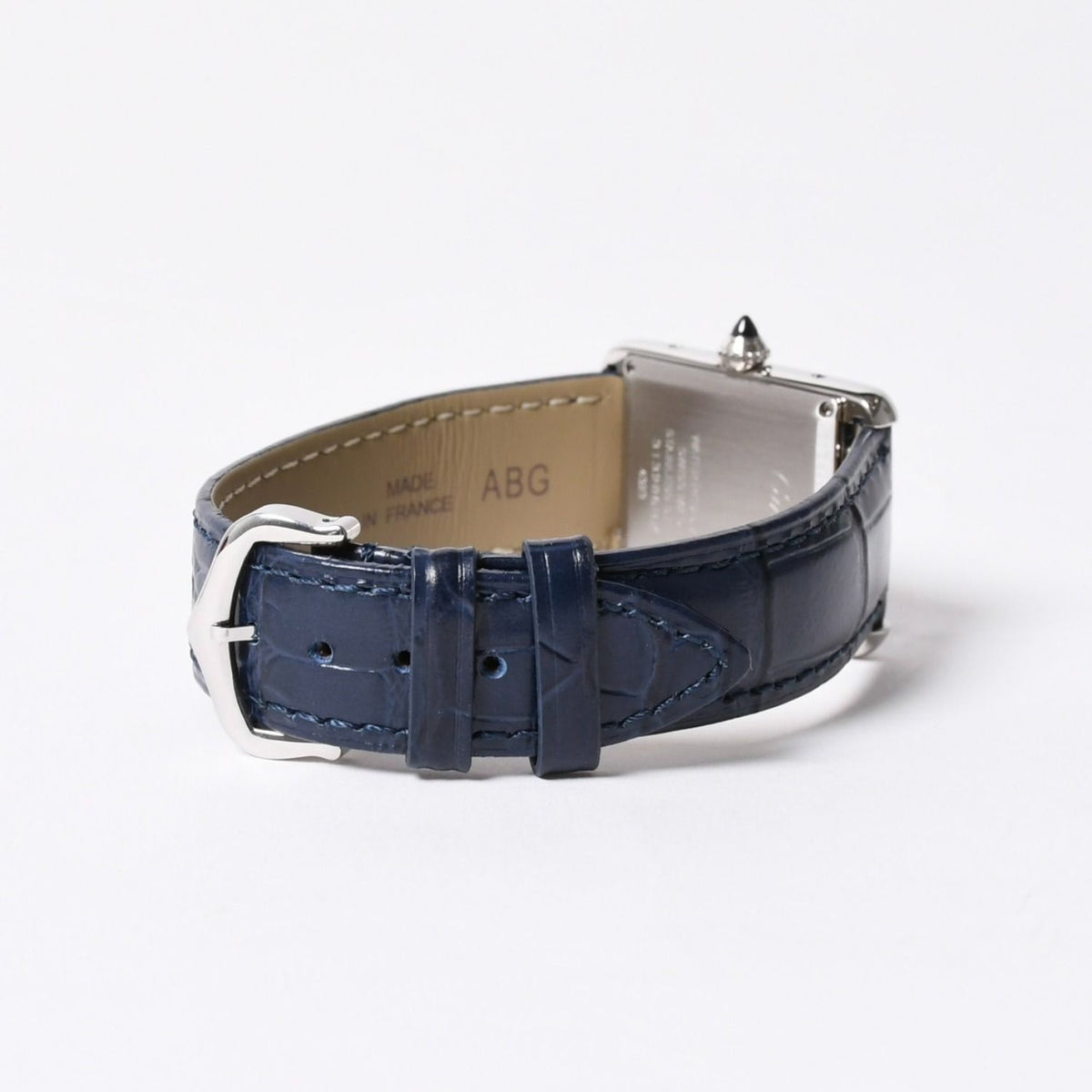 Cartier Tank Must LM Watch SS Quartz Leather Blue Dial — view 5