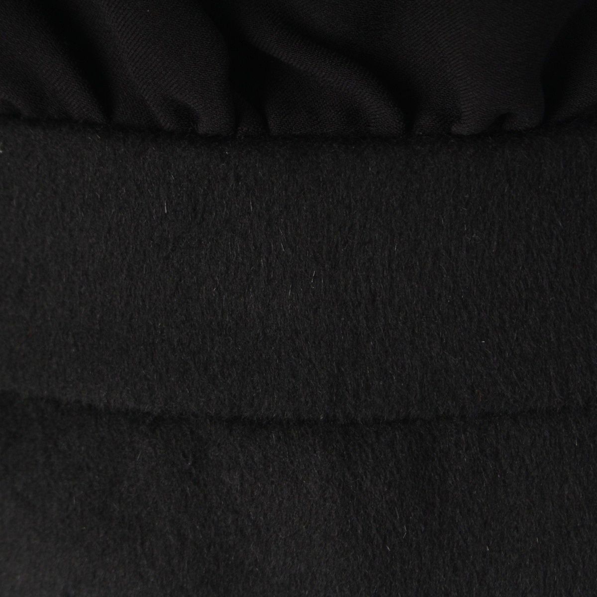 Prada Viscose Virgin Wool Angora Crew Neck 7 Sleeve Dress Black 36 — view 7