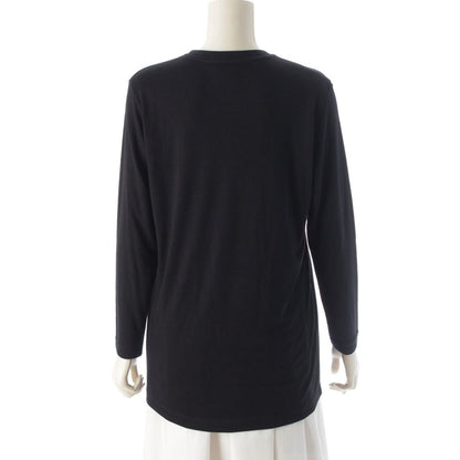 Fendi Logo Long Sleeve Top Black 40 — view 4