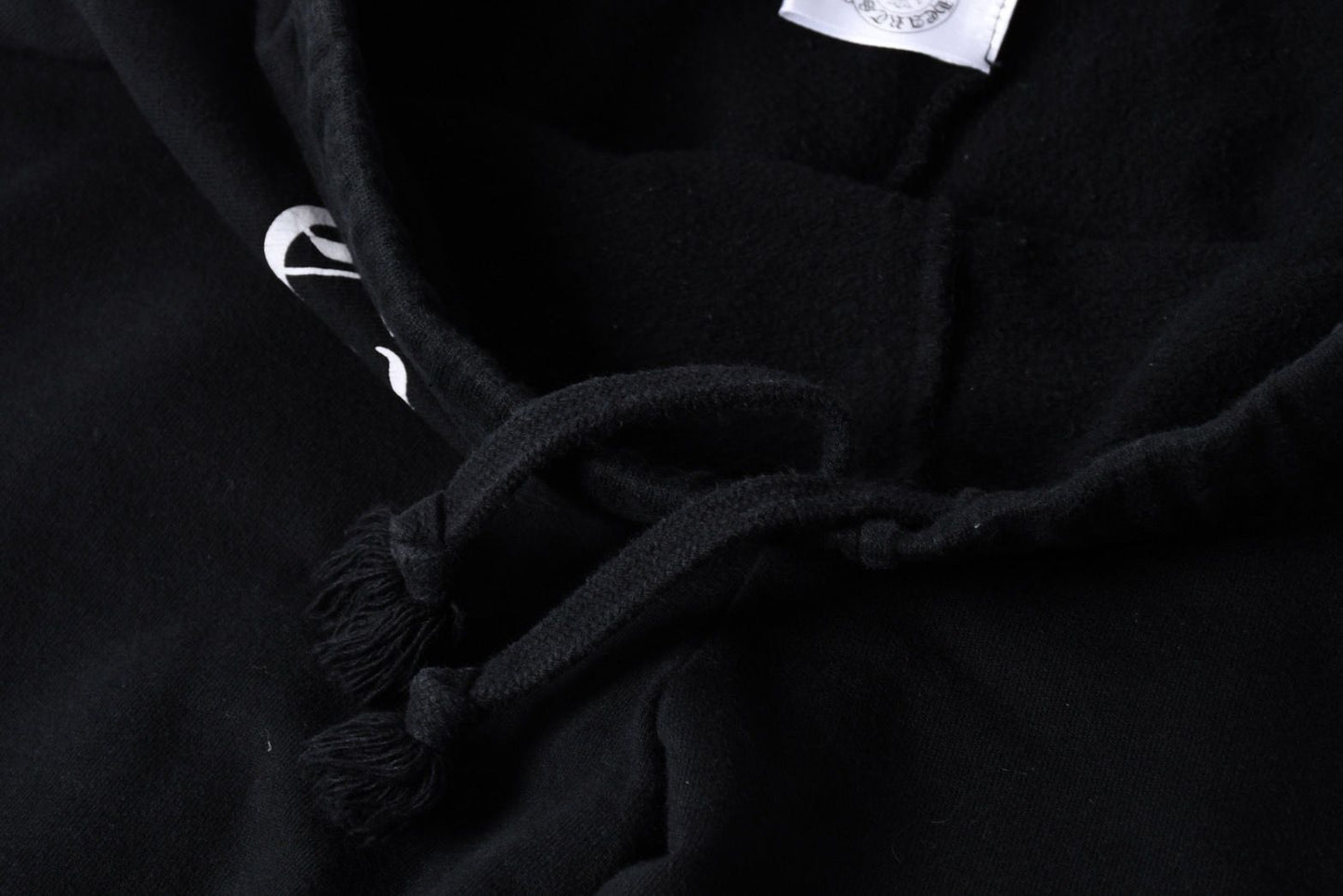 Chrome Hearts CH Plus Logo Print Sweatpants Black White S Jogger Pants — view 6