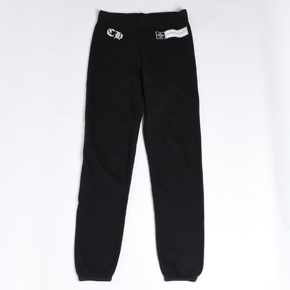Chrome Hearts CH Plus Logo Print Sweatpants Black White S Jogger Pants