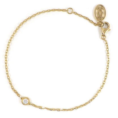 Cartier Bracelet Damour SM Diamants Legers Diamond 18K Yellow Gold