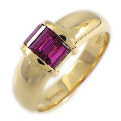 Tiffany & Co Ring Stacking Baguette Cut Ruby 18K Yellow Gold