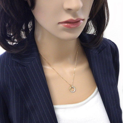 Cartier Necklace Trinity Small Semi Pave Diamond 18K Pink Gold — view 8