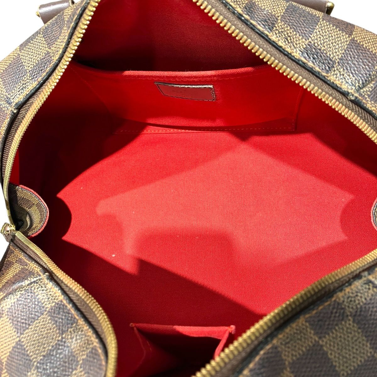 Louis Vuitton Ribera MM Damier Ebene Handbag Canvas — view 8