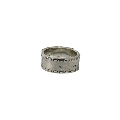 Hermes Vintage Kelly Ring Silver 51 Gold — view 6