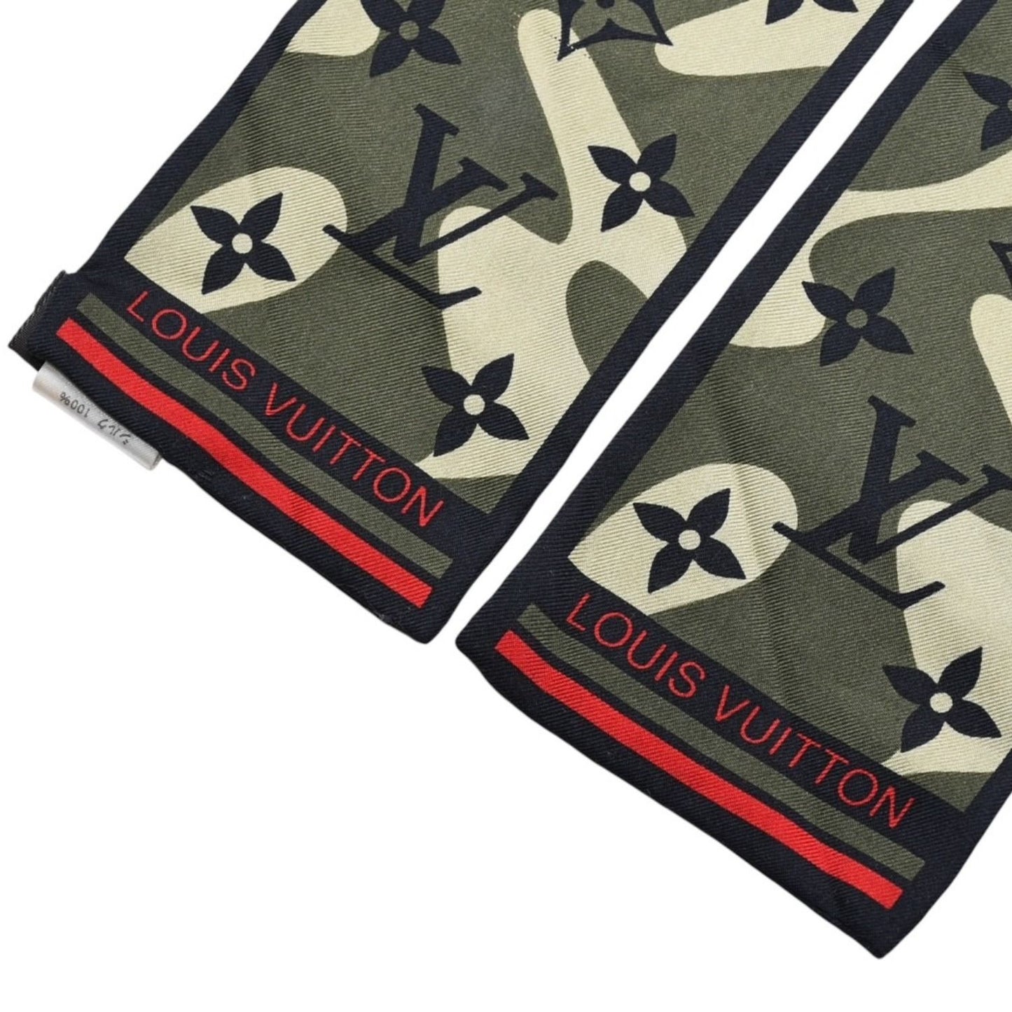 Louis Vuitton Takashi Murakami Bandeau Monogram Moflage Scarf Twilly Silk — view 6