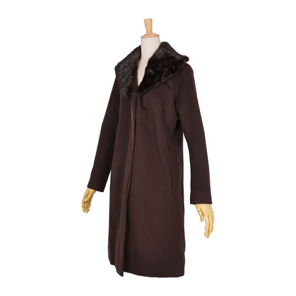 Celine Coat Long Mink Wool Cashmi — view 5