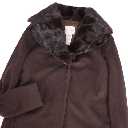 Celine Coat Long Mink Wool Cashmi — view 2