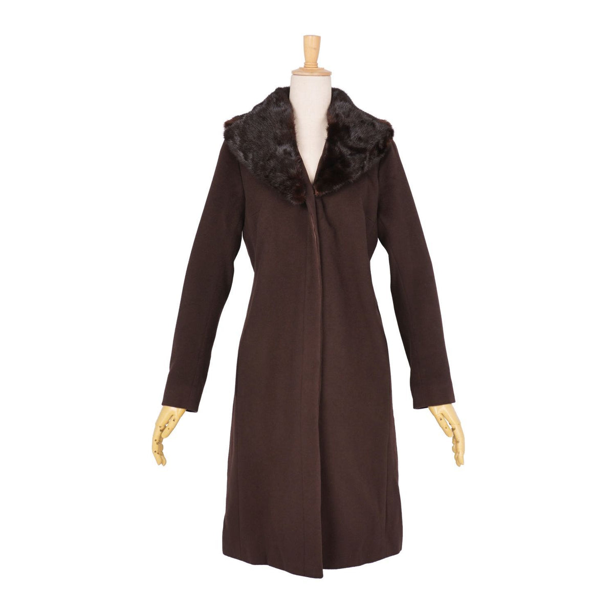 Celine Coat Long Mink Wool Cashmi — view 3
