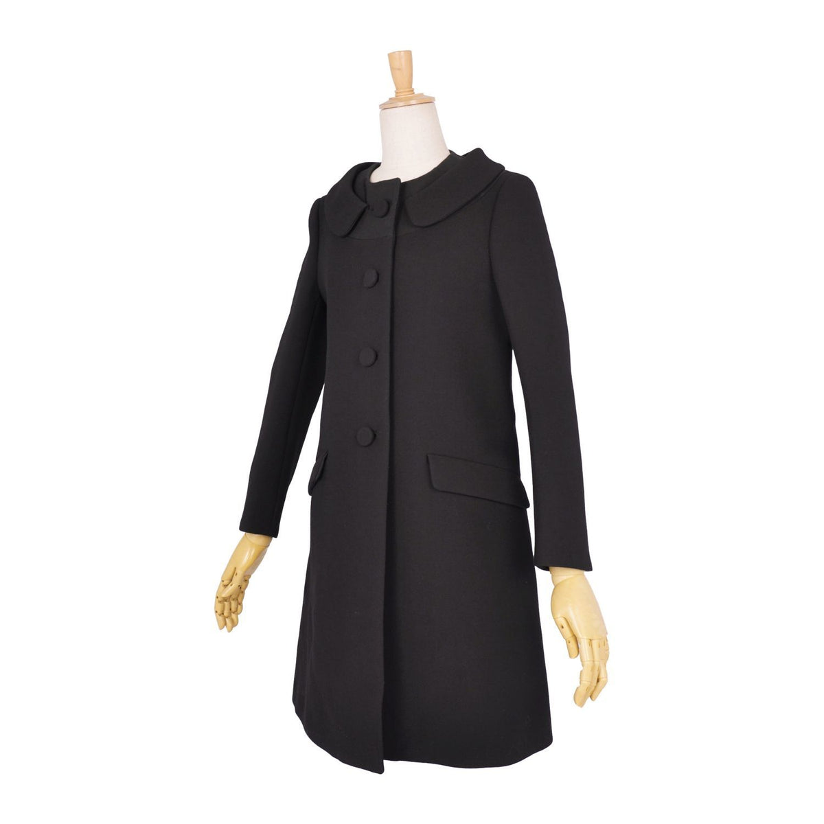 Prada Coat Wool Black — view 5