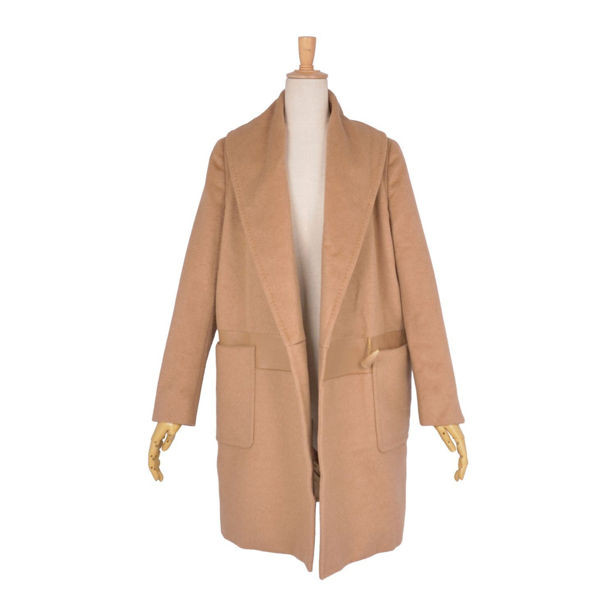 Max Mara White Tag Coat Double Breasted Camel — view 4