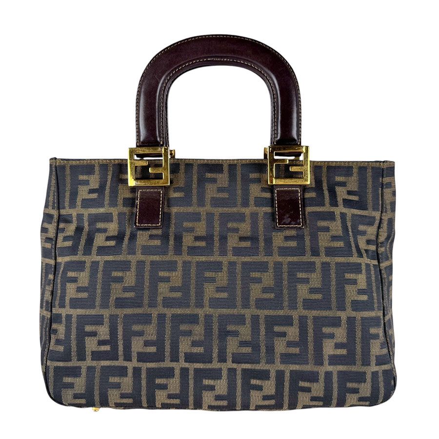 Fendi Handbag Zucca Brown
