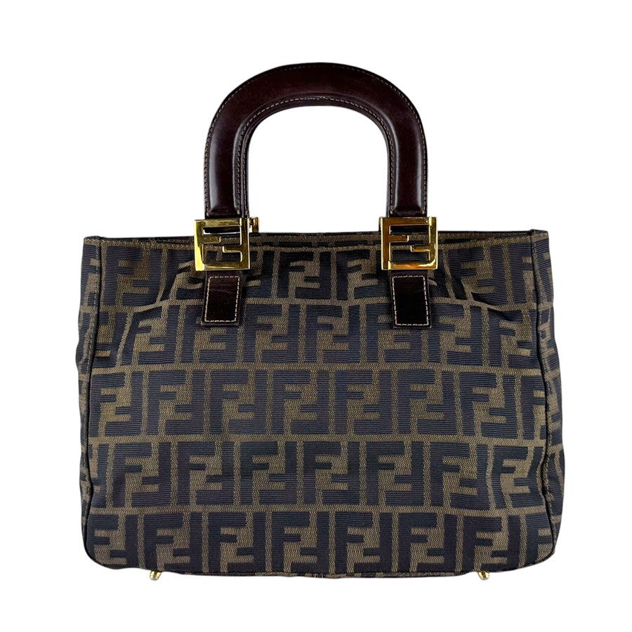Fendi Handbag Zucca Brown — view 4