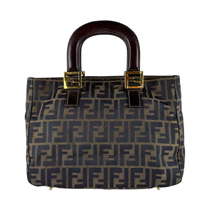 Fendi Handbag Zucca Brown — view 4