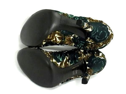 Dolce & Gabbana Canvas Pumps Shoes Green — view 4