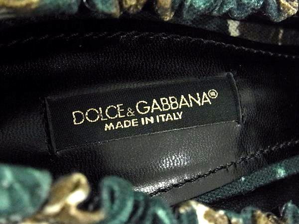 Dolce & Gabbana Canvas Pumps Shoes Green — view 6