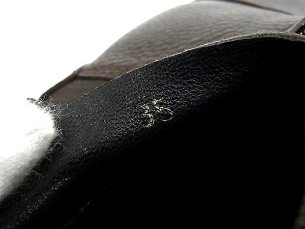 Prada Leather Long Shoes Brown — view 5