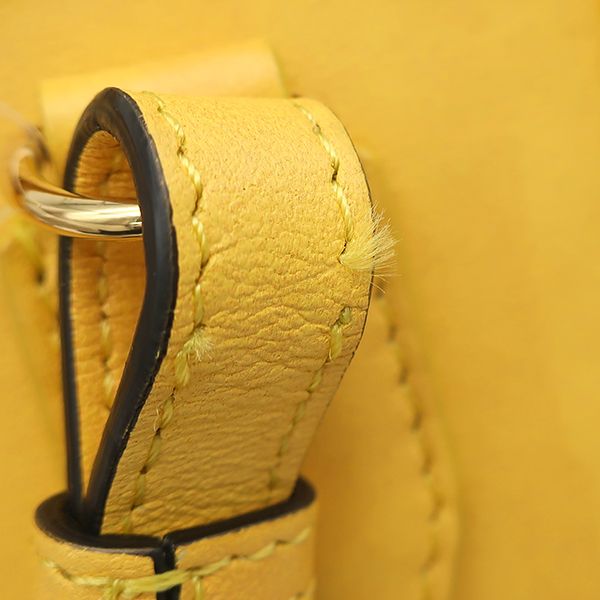 Fendi Shoulder Bag Box Leather Yellow Gold Box — view 6