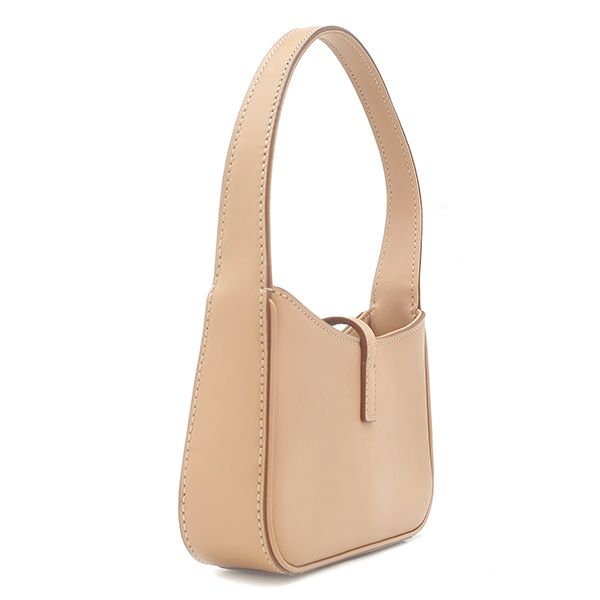 Saint Laurent Handbag le Cassette Calfskin Beige Gold le 5 a 7 Mini One Handle — view 2