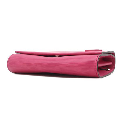 Louis Vuitton Bag Epi Cles Lee Hot Pink Silver Shoulder Handbag — view 3