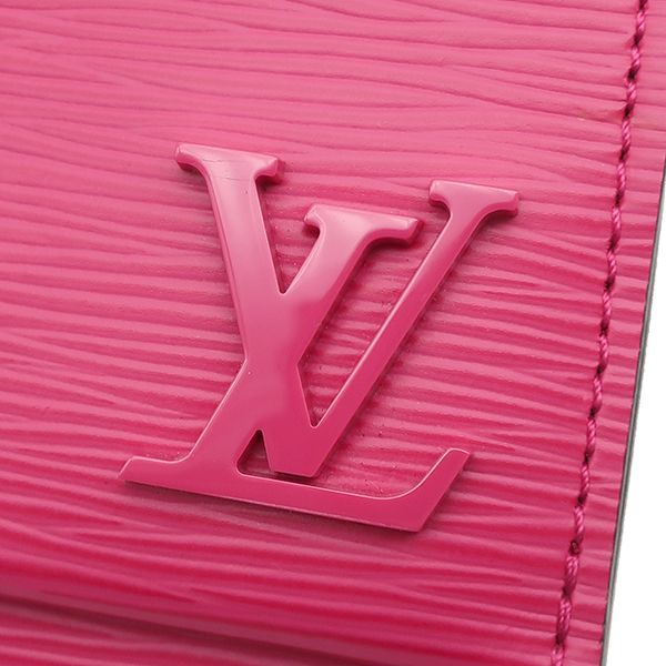 Louis Vuitton Bag Epi Cles Lee Hot Pink Silver Shoulder Handbag — view 6