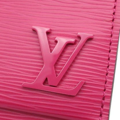 Louis Vuitton Bag Epi Cles Lee Hot Pink Silver Shoulder Handbag — view 6
