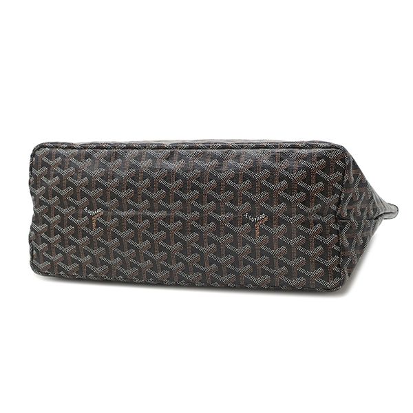 Goyard Tote Bag Saint Louis PM Canvas Din Chevroche Black Silver Reversible — view 3