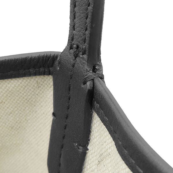 Goyard Tote Bag Saint Louis GM Canvas Din Chevroche Black Silver Reversible — view 7