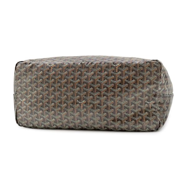 Goyard Tote Bag Saint Louis GM Canvas Din Chevroche Black Silver Reversible — view 3