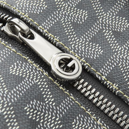 Goyard Tote Bag Artois MM Canvas Din Chevroche Gray Silver Herringbone — view 5
