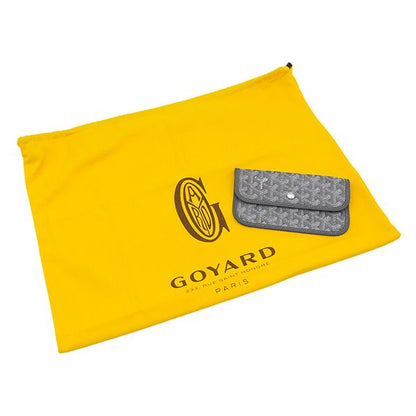 Goyard Tote Bag Saint Louis PM Canvas Din Chevroche Black Silver Reversible — view 7