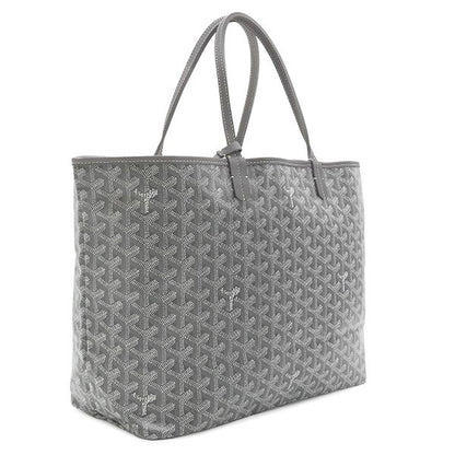 Goyard Tote Bag Saint Louis PM Canvas Din Chevroche Black Silver Reversible — view 2