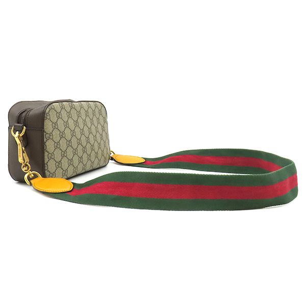 Gucci Shoulder Bag Neo Vintage GG Supreme Canvas Leather Matte Gold — view 2