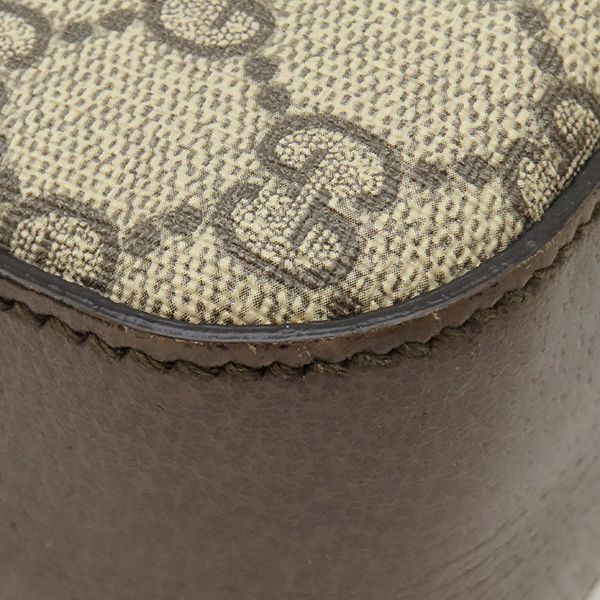 Gucci Shoulder Bag Neo Vintage GG Supreme Canvas Leather Matte Gold — view 4